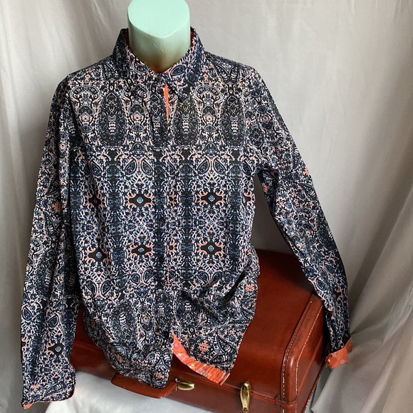 Joe fresh printed dress shirt Cotten - Picture 9 of 12